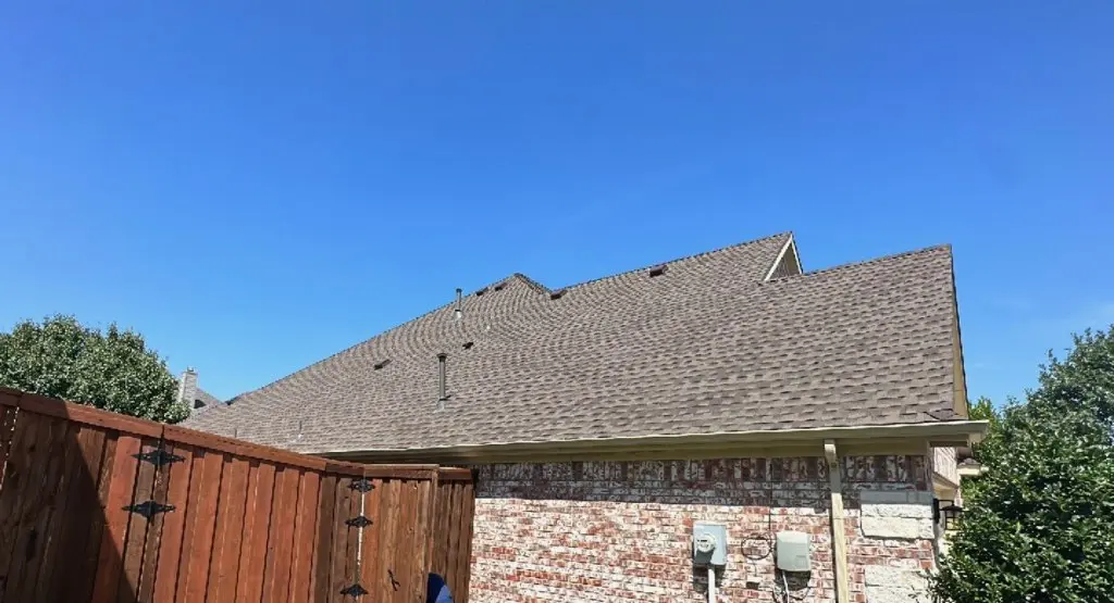 Completed roof replacement project in Gilbert